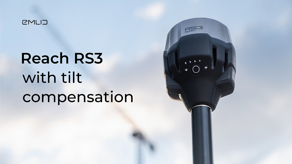 Emlid Reach Rs New Flagship Gnss Receiver With Tilt Compensation