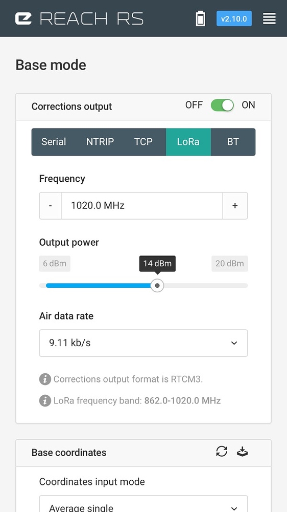 Reach RS can't connect via Lora - Getting started ...