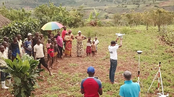 Drone mapping with GCPs in DRC