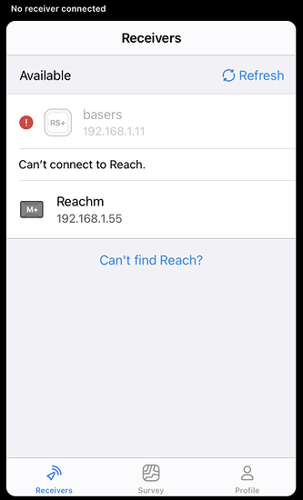 reachview3 error