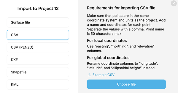 Import to Project 12