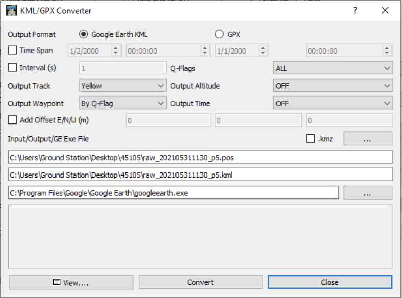 convert kml to csv