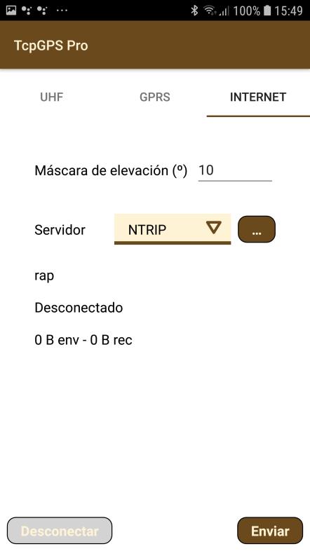 NTRIP01 TcpGPS Software topográfico para GPS